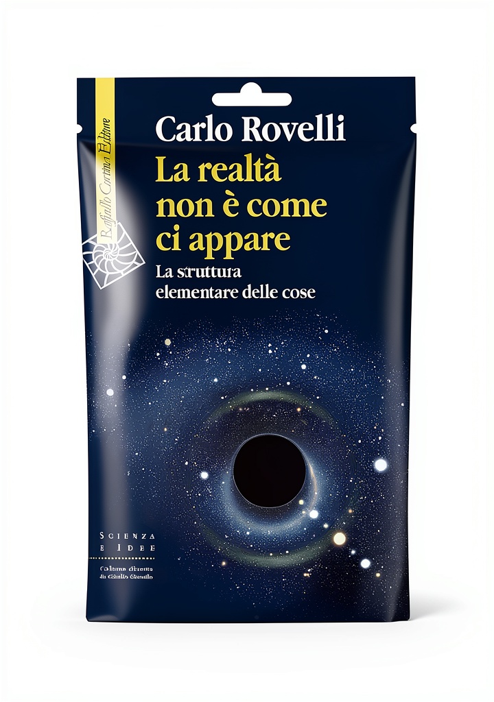 Installing Relativity Physics eBook Kindle Raffaello Cortina Editore 261pp on a wooden desk