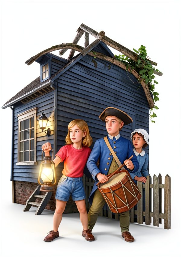 The History Detective Club: Book 1, A Children's American Revolution-0