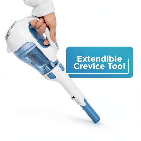 BLACK+DECKER dustbuster Handheld Vacuum cordless 12V nozzle Blue-6