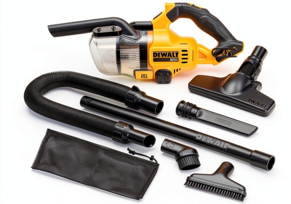 DEWALT 20V Handheld Vacuum with HEPA Filter, LED Light, 6 Attachments-0