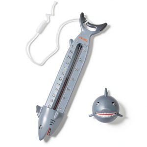 XY-WQ Large Pool Thermometer, Jumbo Easy Read for Water Temperature, Sinking for Accurate Readings - Swimming Pools, Spas, Hot Tubs, Ponds (Shark)-0