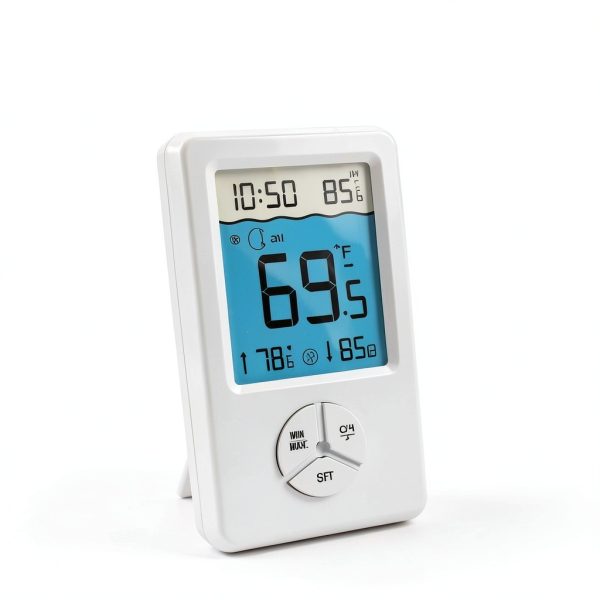 Pool Thermometer Floating Easy Read, Digital Wireless IPX8 Waterproof Thermometer with Indoor Temperature for Swimming Pool, Hot Tub Spa, Cold Plunge, Fish Tanks, Indoor Monitoring-3
