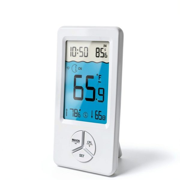 Pool Thermometer Floating Easy Read, Digital Wireless IPX8 Waterproof Thermometer with Indoor Temperature for Swimming Pool, Hot Tub Spa, Cold Plunge, Fish Tanks, Indoor Monitoring-6
